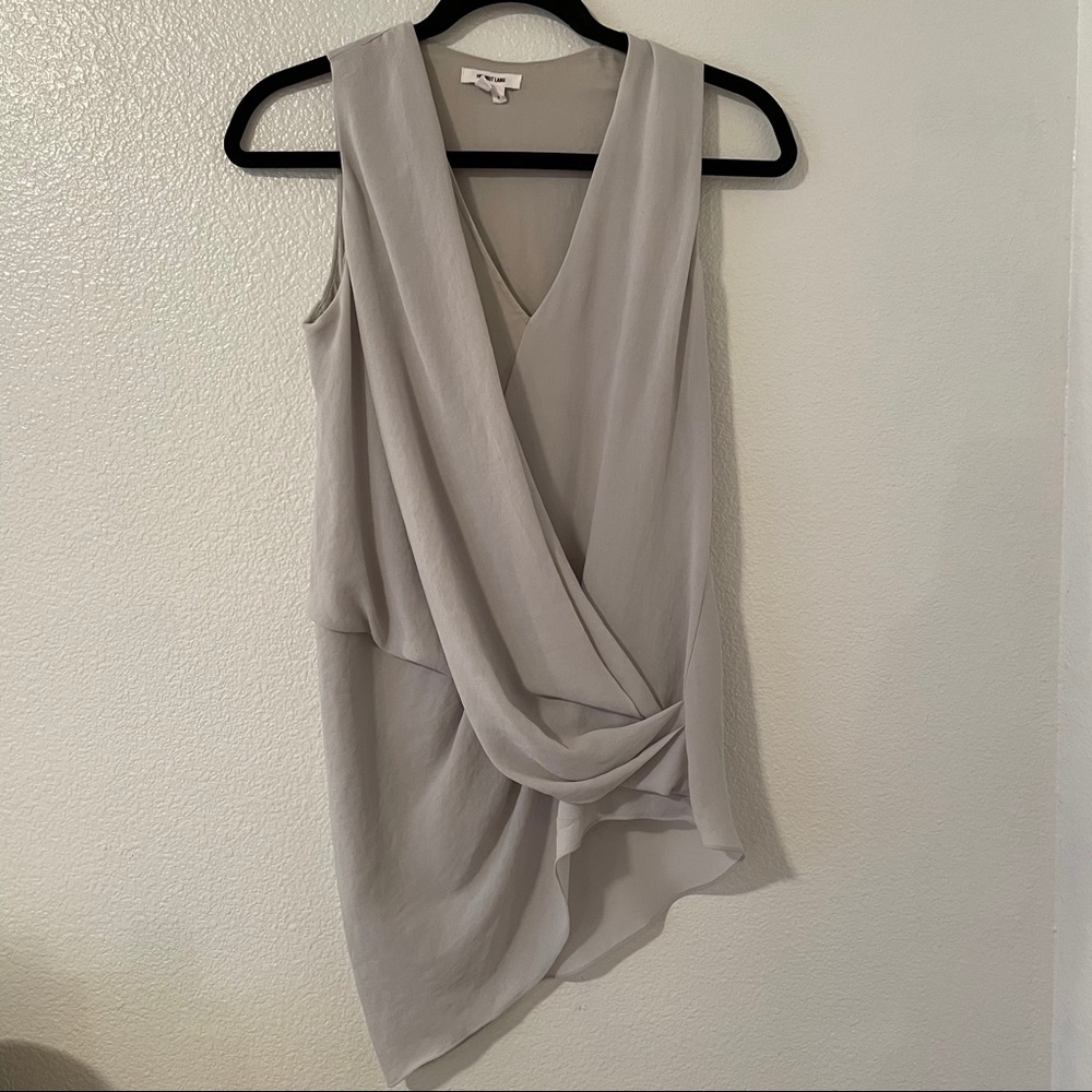 Helmut Lang Soft Shroud Overlap Top S - image 2